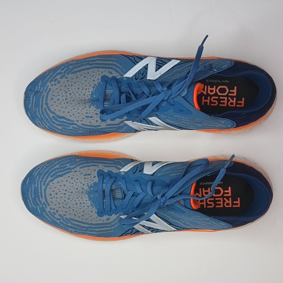 New Balance Fresh Foam 1080v10 Mens 15 Blue Orange Running Shoes‎ M1080H10